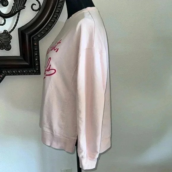 Wildfox Pink Sweatshirt with Red Text - Picture 7 of 14